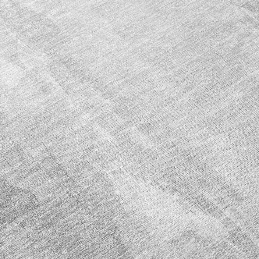 Gray And Ivory Abstract Washable Indoor Outdoor Area Rug Photo 8