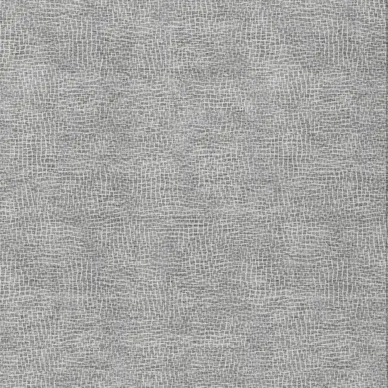 Gray And Ivory Geometric Washable Indoor Outdoor Area Rug Photo 5