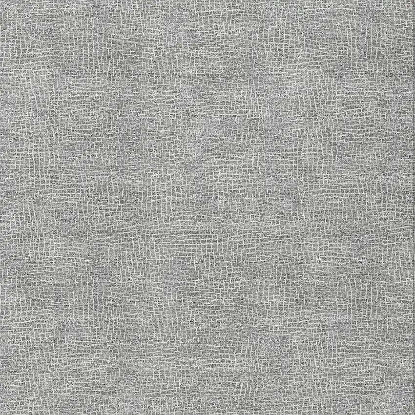 Gray And Ivory Geometric Washable Indoor Outdoor Area Rug Photo 5