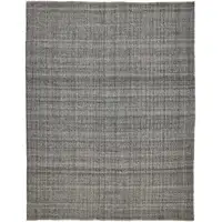 Photo of Gray And Ivory Hand Woven Area Rug