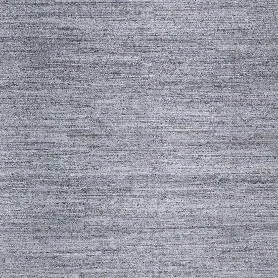 Gray And Ivory Handmade Indoor Outdoor Area Rug Photo 2