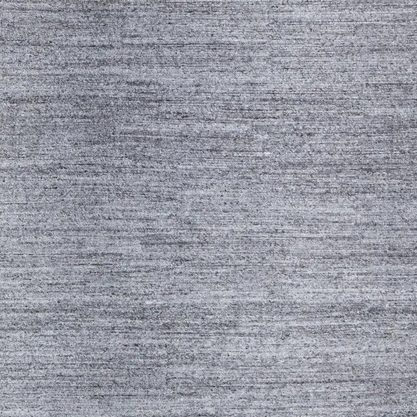 Gray And Ivory Handmade Indoor Outdoor Area Rug Photo 2