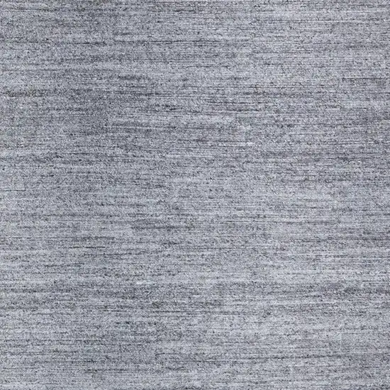 Gray And Ivory Handmade Indoor Outdoor Area Rug Photo 2