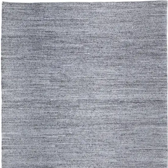 Gray And Ivory Handmade Indoor Outdoor Area Rug Photo 3
