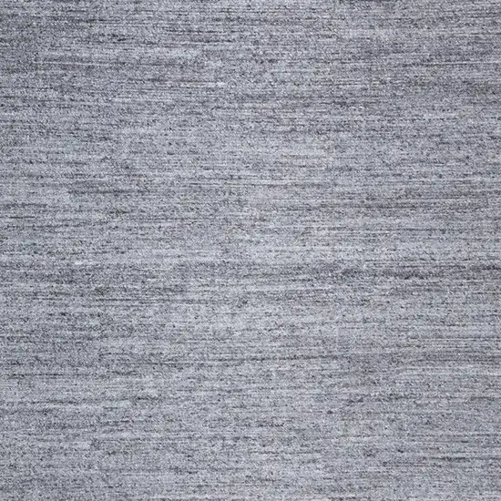 Gray And Ivory Handmade Indoor Outdoor Area Rug Photo 2