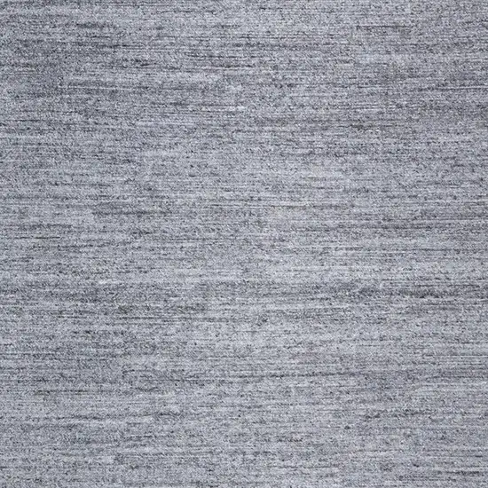 Gray And Ivory Handmade Indoor Outdoor Area Rug Photo 2
