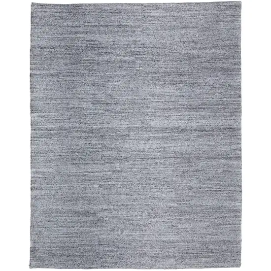 Gray And Ivory Handmade Indoor Outdoor Area Rug Photo 1