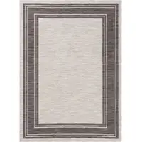 Photo of Gray And Ivory Indoor Outdoor Area Rug