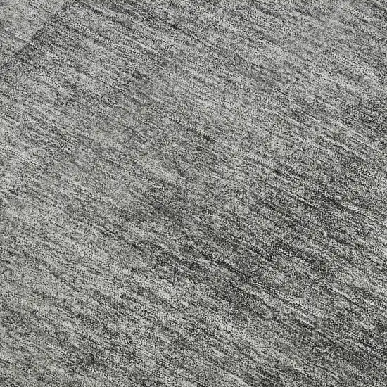 Gray And Ivory Ombre Washable Area Rug With UV Protection Photo 6