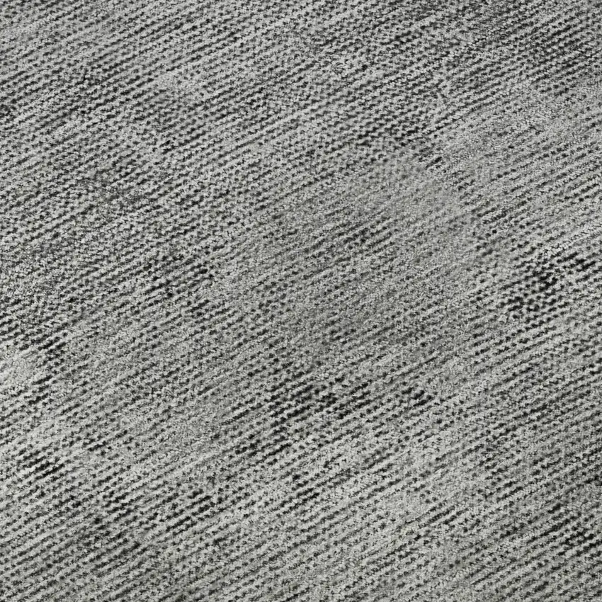 Gray And Ivory Oriental Washable Area Rug With UV Protection Photo 9