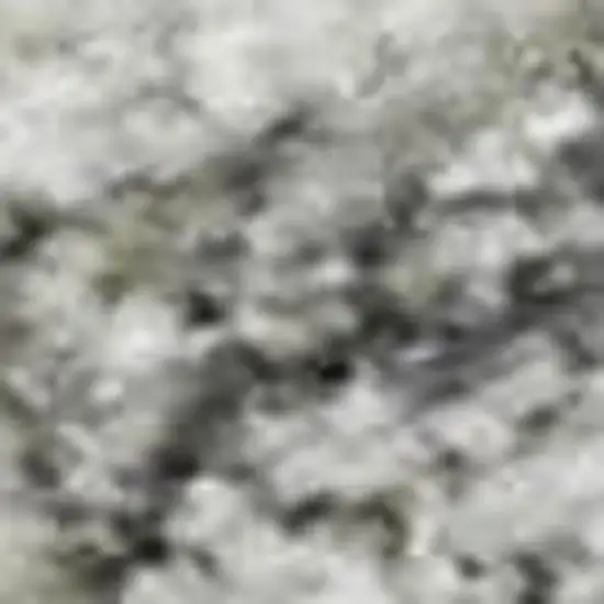 Gray And Ivory Oriental Washable Area Rug With UV Protection Photo 3