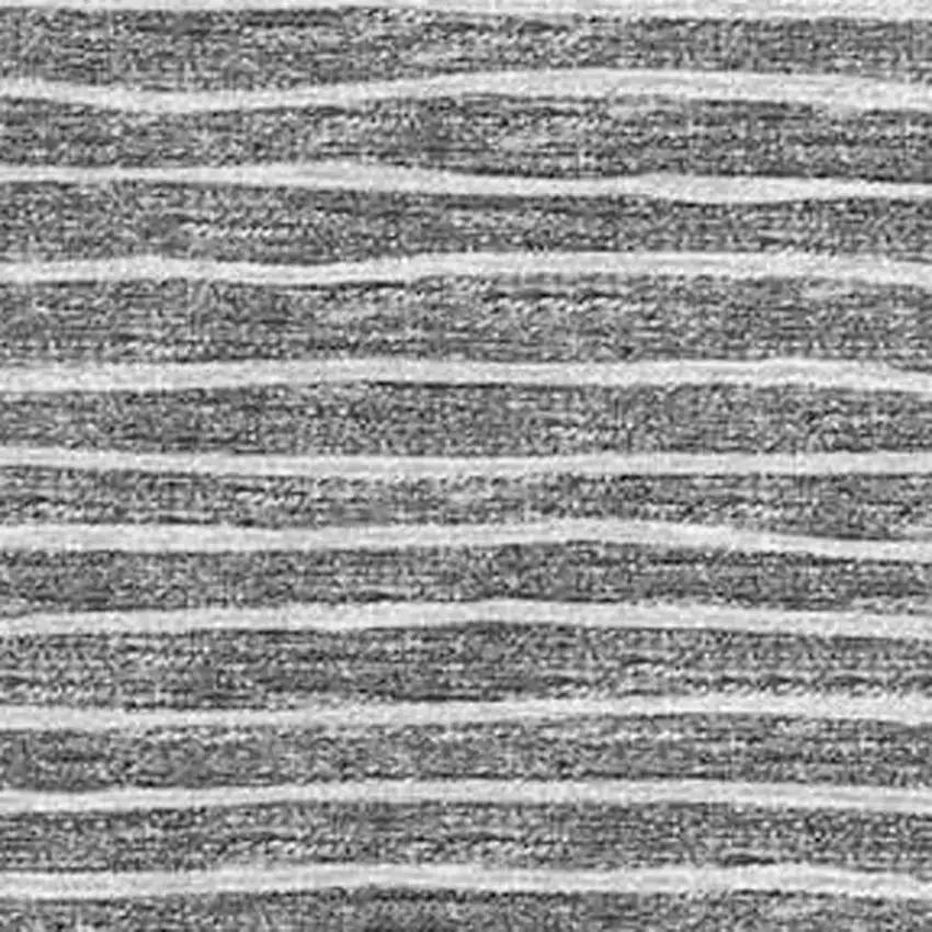 Gray And Ivory Striped Washable Area Rug With UV Protection Photo 4