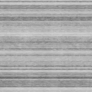 Photo of Gray And Ivory Striped Washable Area Rug With UV Protection