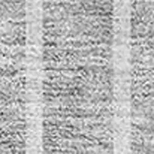 Photo of Gray And Ivory Striped Washable Area Rug With UV Protection