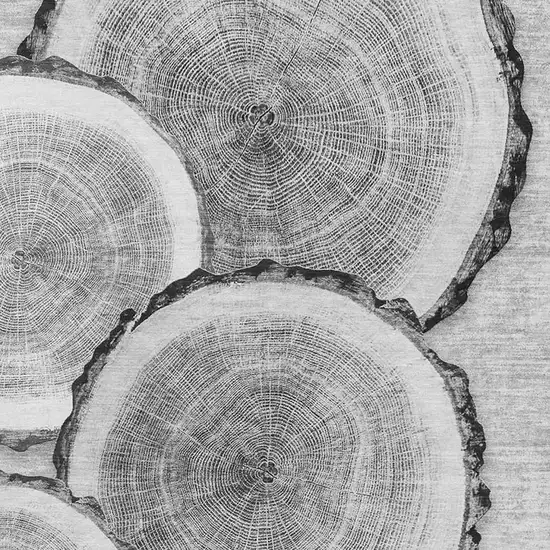 Gray And Ivory Woodland Lodge Washable Area Rug With UV Protection Photo 3