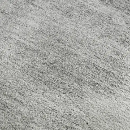 Gray And Ivory Woodland Lodge Washable Area Rug With UV Protection Photo 4