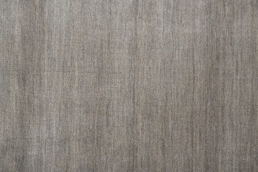 Gray And Ivory Wool Hand Woven Stain Resistant Area Rug Photo 7