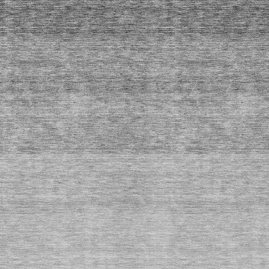Gray And Light Gray Ombre Washable Indoor Outdoor Area Rug Photo 5