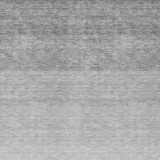 Gray And Light Gray Ombre Washable Indoor Outdoor Area Rug Photo 5