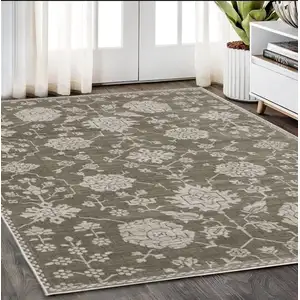 Photo of Gray And Light Gray Oriental Area Rug