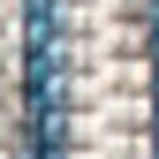 Gray And Navy Blue Medallion Indoor Outdoor Area Rug Photo 2