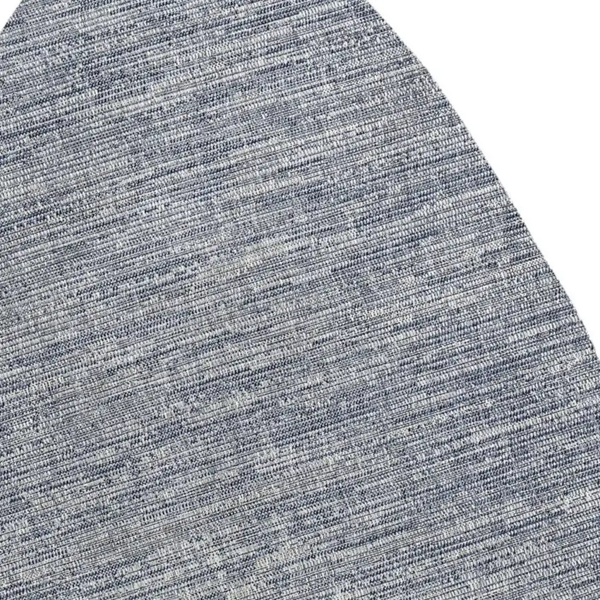 Gray And Navy Blue Medallion Indoor Outdoor Area Rug Photo 2