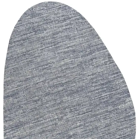 Gray And Navy Blue Medallion Indoor Outdoor Area Rug Photo 3