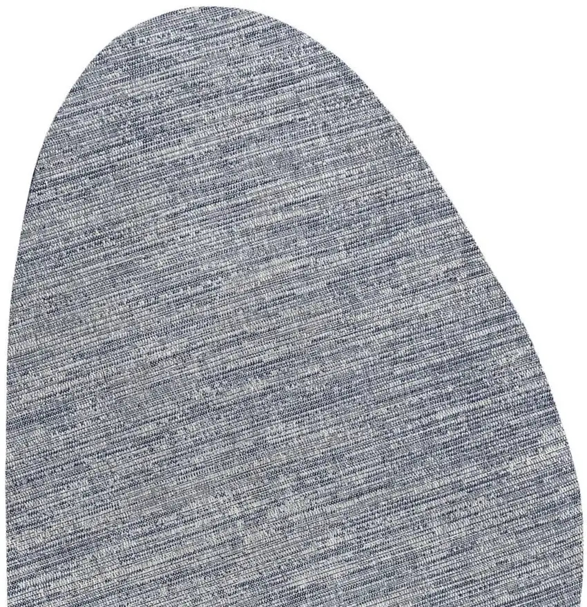 Gray And Navy Blue Medallion Indoor Outdoor Area Rug Photo 3