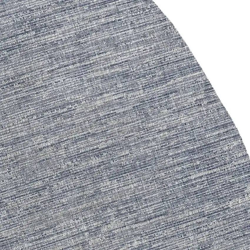 Gray And Navy Blue Medallion Indoor Outdoor Area Rug Photo 2