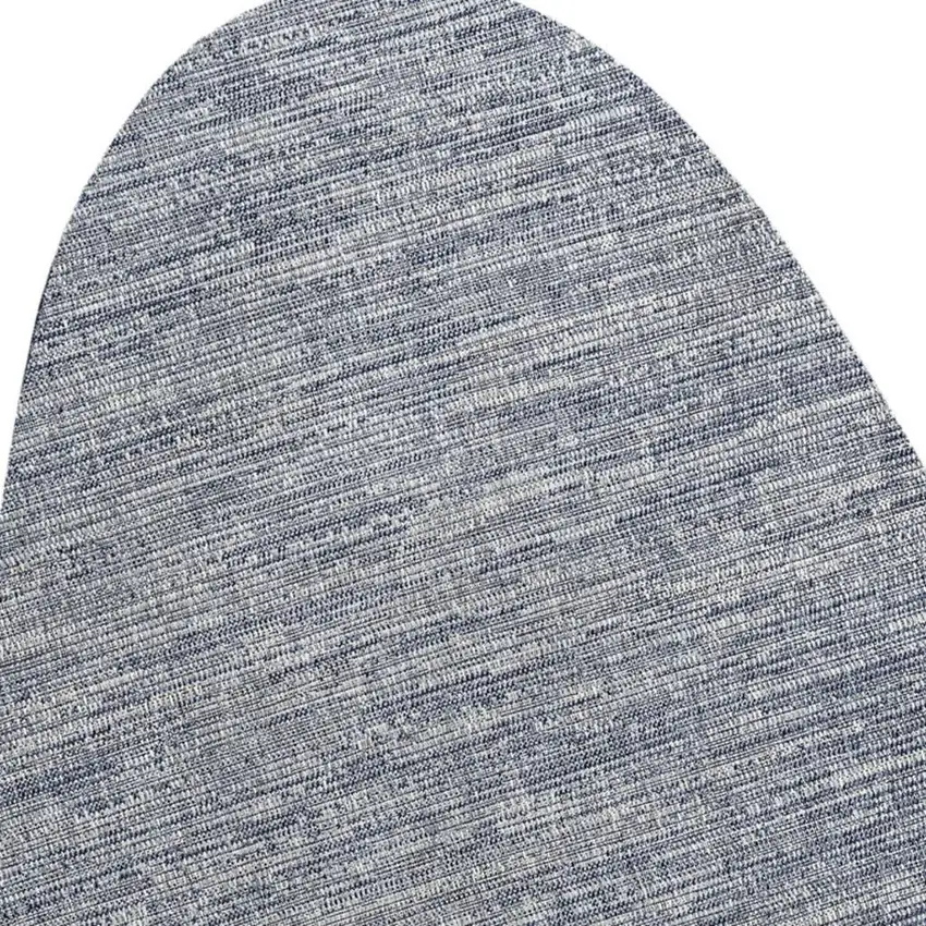 Gray And Navy Blue Medallion Indoor Outdoor Area Rug Photo 2