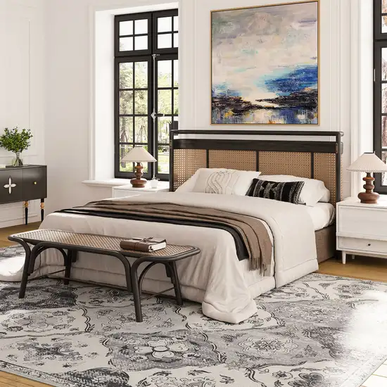 Gray And Off White Patchwork Distressed Washable Area Rug Photo 7