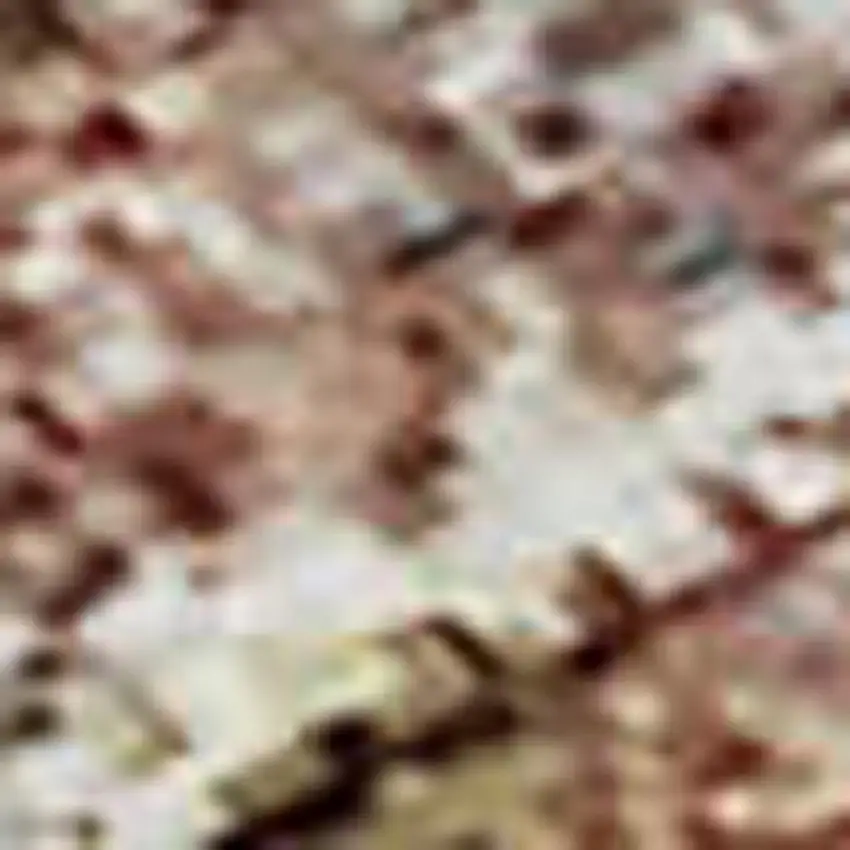 Gray And Orange Abstract Washable Area Rug With UV Protection Photo 3