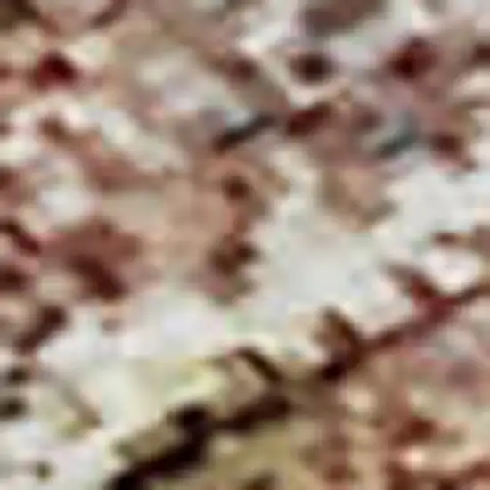 Gray And Orange Abstract Washable Area Rug With UV Protection Photo 3