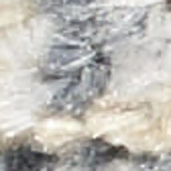 Gray And Orange Floral Medallion Distressed Washable Area Rug Photo 3