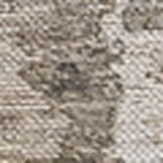 Gray And Pink Medallion Area Rug Photo 4