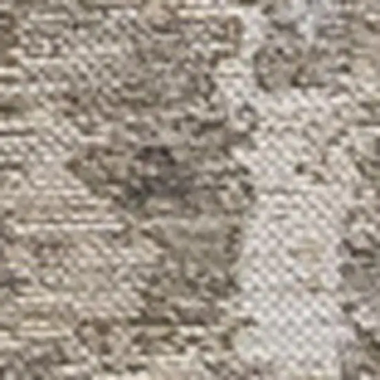 Gray And Pink Medallion Area Rug Photo 5