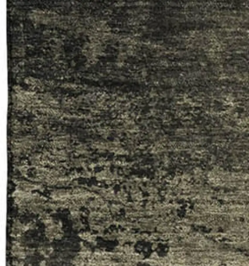 Gray And Silver Abstract Washable Area Rug With UV Protection Photo 3