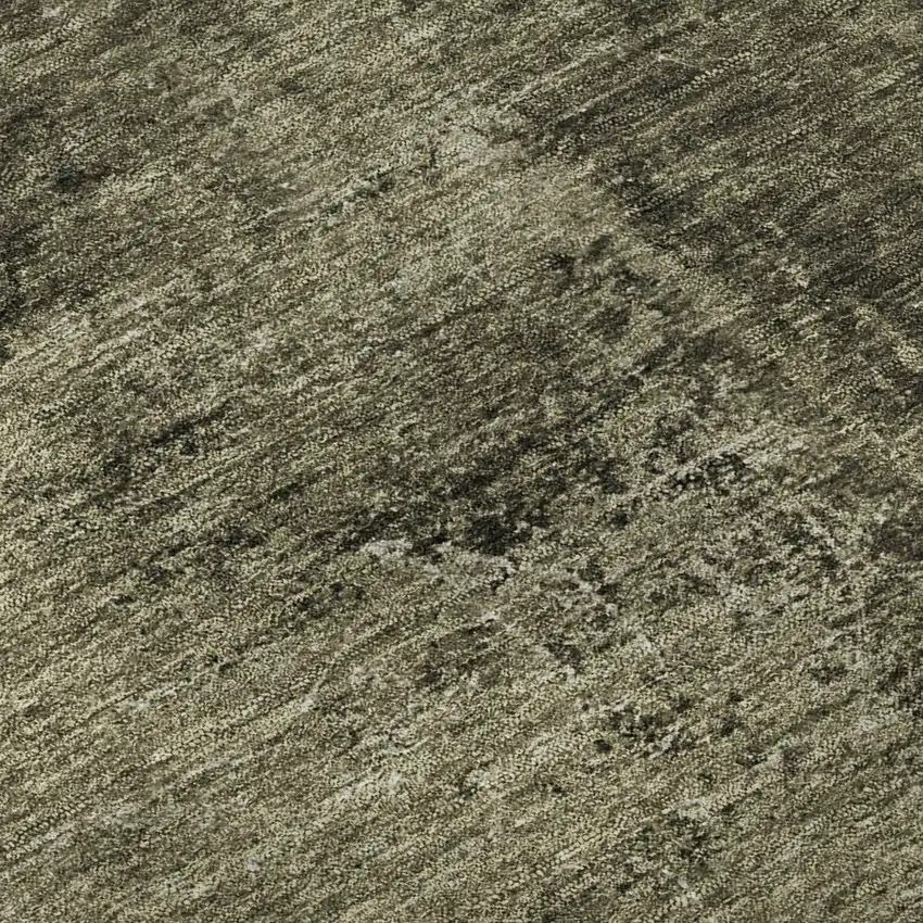 Gray And Silver Abstract Washable Area Rug With UV Protection Photo 3