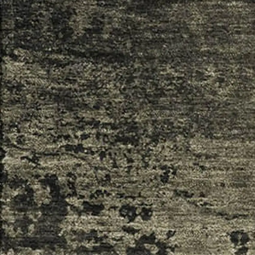 Gray And Silver Abstract Washable Area Rug With UV Protection Photo 3