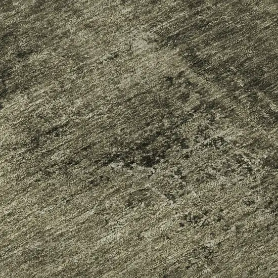 Gray And Silver Abstract Washable Area Rug With UV Protection Photo 9