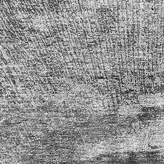 Gray And Silver Abstract Washable Area Rug With UV Protection Photo 2