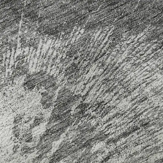 Gray And Silver Abstract Washable Area Rug With UV Protection Photo 9