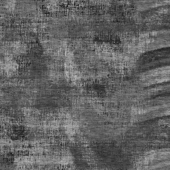 Gray And Silver Abstract Washable Area Rug With UV Protection Photo 3