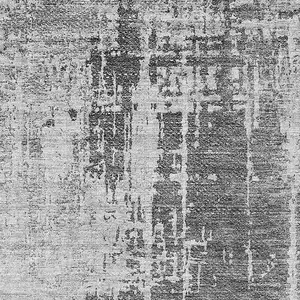 Photo of Gray And Silver Abstract Washable Area Rug With UV Protection