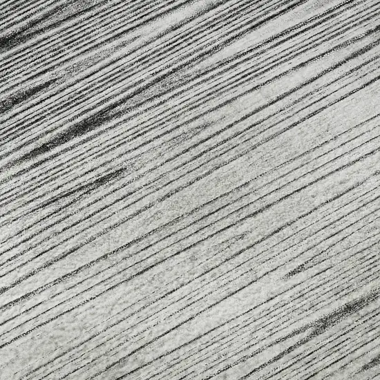 Gray And Silver Abstract Washable Area Rug With UV Protection Photo 9