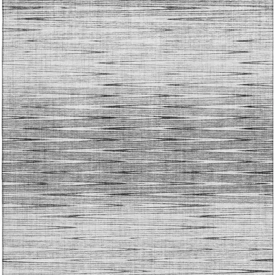 Gray And Silver Abstract Washable Area Rug With UV Protection Photo 4