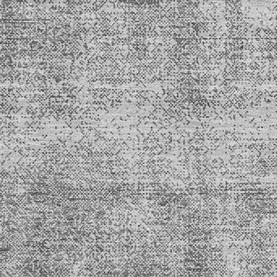 Gray And Silver Abstract Washable Area Rug With UV Protection Photo 3
