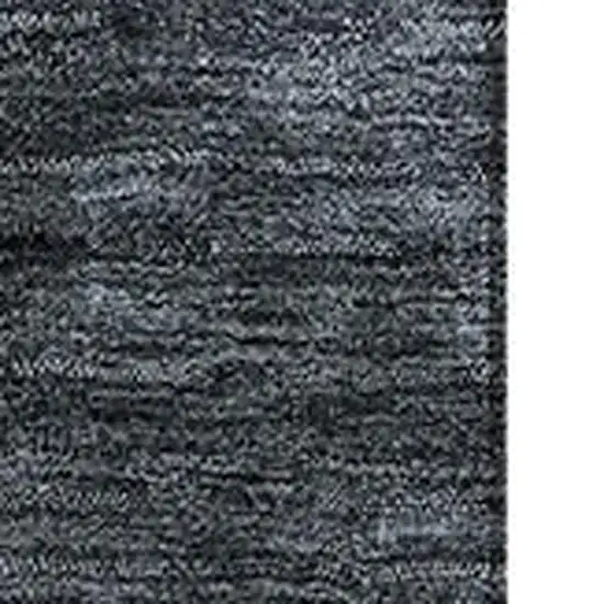 Gray And Silver Abstract Washable Area Rug With UV Protection Photo 3
