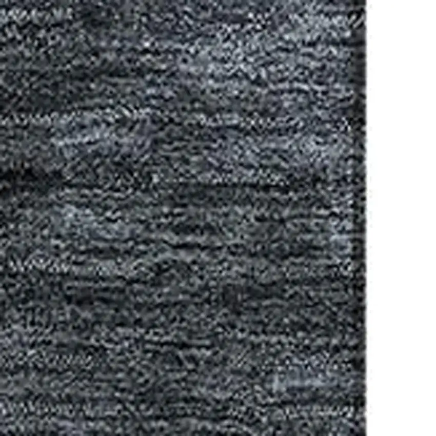 Gray And Silver Abstract Washable Area Rug With UV Protection Photo 3