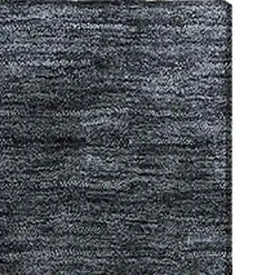 Gray And Silver Abstract Washable Area Rug With UV Protection Photo 3